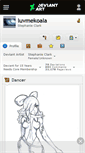 Mobile Screenshot of luvmekoala.deviantart.com