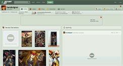 Desktop Screenshot of handesigner.deviantart.com