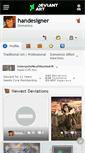 Mobile Screenshot of handesigner.deviantart.com