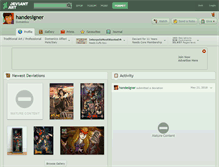 Tablet Screenshot of handesigner.deviantart.com