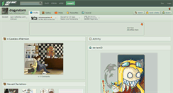 Desktop Screenshot of dragynstorm.deviantart.com