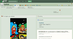 Desktop Screenshot of hustlindz.deviantart.com
