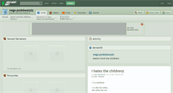 Desktop Screenshot of nega-pedobearplz.deviantart.com