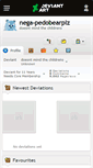 Mobile Screenshot of nega-pedobearplz.deviantart.com