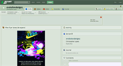 Desktop Screenshot of evolutiondesignz.deviantart.com