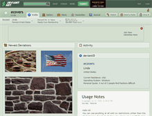 Tablet Screenshot of ecovers.deviantart.com