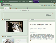 Tablet Screenshot of lyteskomik.deviantart.com