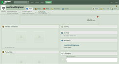 Desktop Screenshot of noonenothingnone.deviantart.com