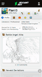 Mobile Screenshot of flan13.deviantart.com