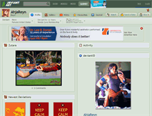 Tablet Screenshot of ahjareyn.deviantart.com