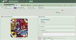 Desktop Screenshot of krystalookamiinu.deviantart.com