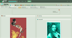 Desktop Screenshot of kalorian.deviantart.com