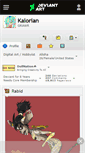 Mobile Screenshot of kalorian.deviantart.com