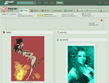 Tablet Screenshot of kalorian.deviantart.com