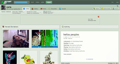 Desktop Screenshot of cavia.deviantart.com