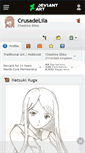 Mobile Screenshot of crusadelila.deviantart.com