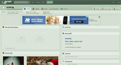 Desktop Screenshot of amarog.deviantart.com