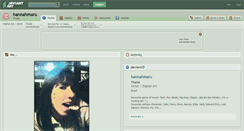 Desktop Screenshot of hannahmaru.deviantart.com