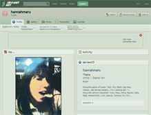 Tablet Screenshot of hannahmaru.deviantart.com