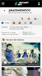 Mobile Screenshot of jokerthethiefx93.deviantart.com