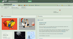Desktop Screenshot of mysterious-elf.deviantart.com