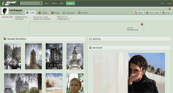 Desktop Screenshot of michauex.deviantart.com