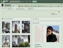 Tablet Screenshot of michauex.deviantart.com