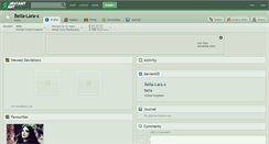 Desktop Screenshot of bella-lara-x.deviantart.com