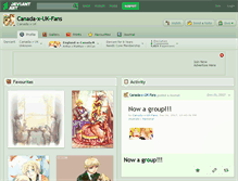 Tablet Screenshot of canada-x-uk-fans.deviantart.com