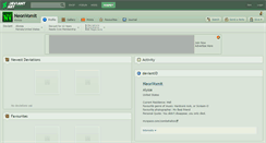 Desktop Screenshot of neonvomit.deviantart.com