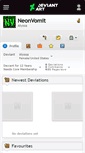 Mobile Screenshot of neonvomit.deviantart.com