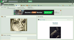 Desktop Screenshot of demon-chic0666.deviantart.com