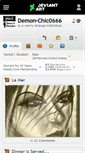 Mobile Screenshot of demon-chic0666.deviantart.com
