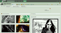 Desktop Screenshot of gothic-romance.deviantart.com