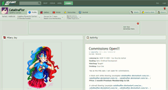 Desktop Screenshot of catalinaflor.deviantart.com