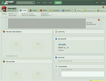 Tablet Screenshot of mewplz.deviantart.com