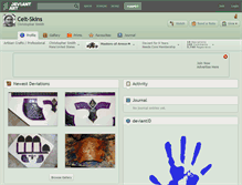 Tablet Screenshot of celt-skins.deviantart.com