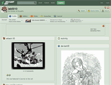 Tablet Screenshot of lab0010.deviantart.com