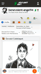 Mobile Screenshot of benevolent-angel94.deviantart.com