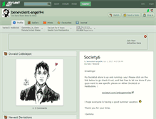 Tablet Screenshot of benevolent-angel94.deviantart.com