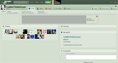 Desktop Screenshot of cuddlesthedestroyer.deviantart.com