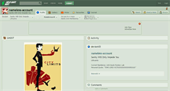 Desktop Screenshot of nameless-account.deviantart.com