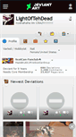 Mobile Screenshot of lightoftehdead.deviantart.com