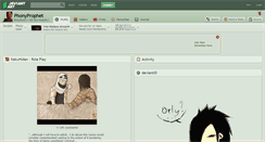 Desktop Screenshot of phonyprophet.deviantart.com