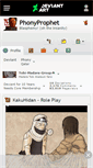 Mobile Screenshot of phonyprophet.deviantart.com