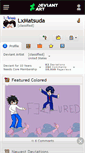 Mobile Screenshot of lxmatsuda.deviantart.com