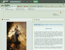 Tablet Screenshot of braiiins.deviantart.com