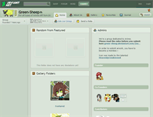 Tablet Screenshot of green-sheep.deviantart.com