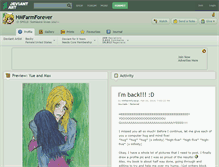 Tablet Screenshot of hmfarmforever.deviantart.com