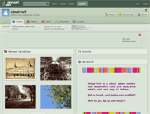 Tablet Screenshot of cloud-no9.deviantart.com